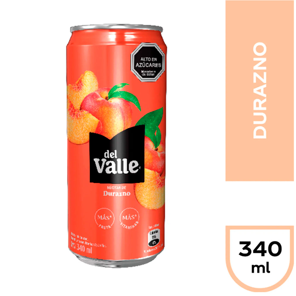 Jugo Del Valle Durazno Lata 340cc
