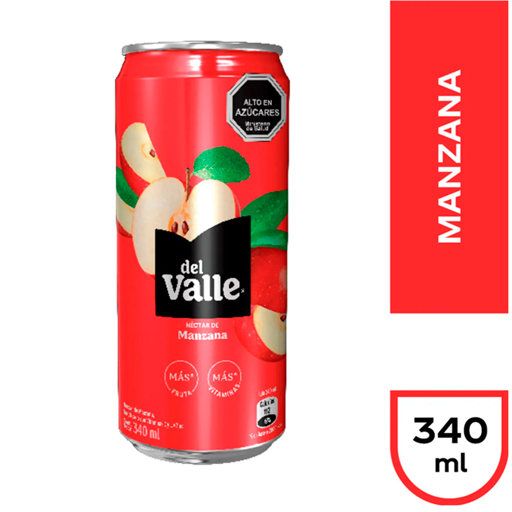 Jugo Del Valle Manzana Lata 340cc