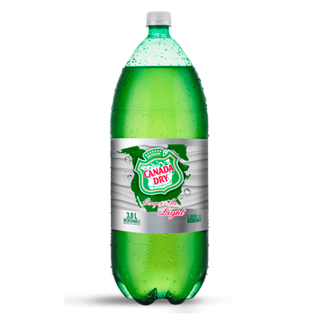 Bebida Ginger Ale Canada Dry Light Botella 3000cc