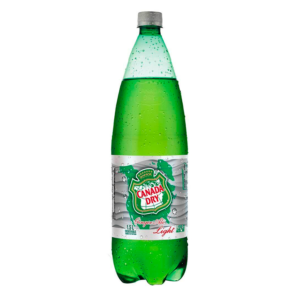 Bebida Ginger Ale Canada Dry Light 1500cc