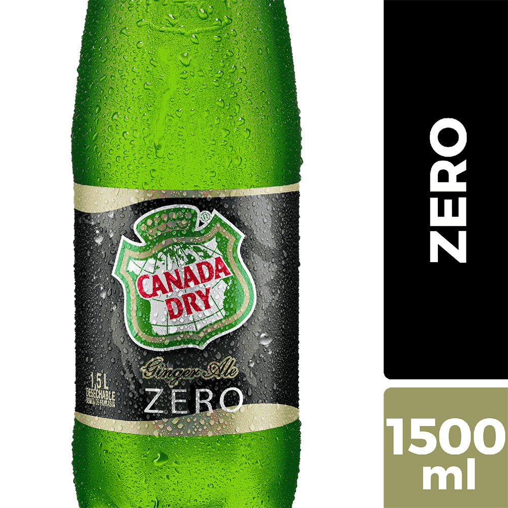 Bebida Canada Dry Ginger Ale Zero 1500cc