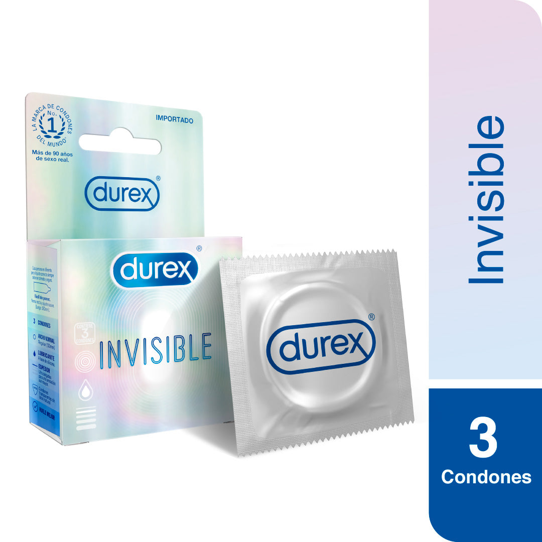 Durex Condones Invisible 3un