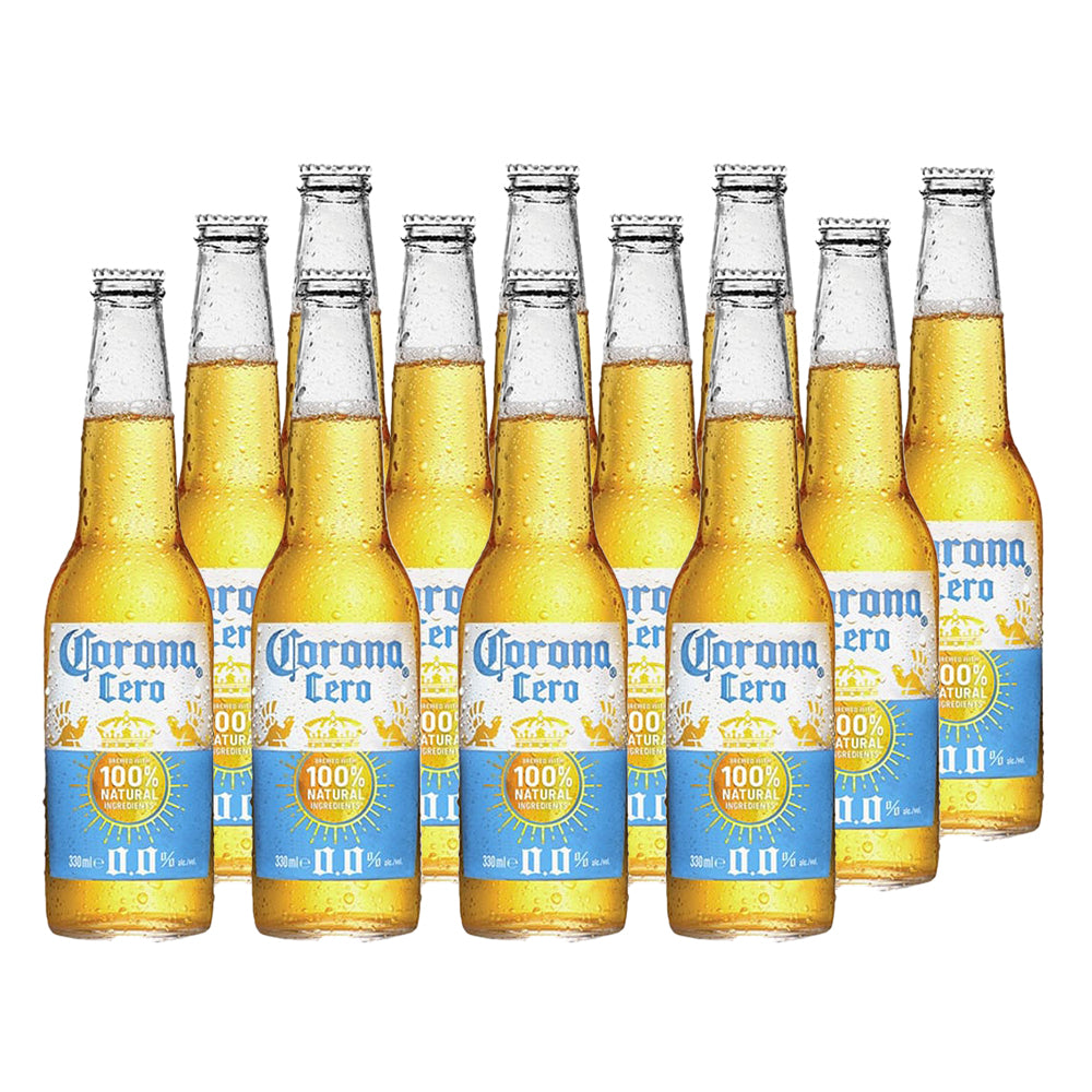 12x Cerveza Corona Cero Botellín 330cc