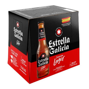 12x Cerveza Estrella Galicia Lager 4.7° 330cc