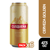 6x Cerveza Cusqueña Lager Lata 473cc