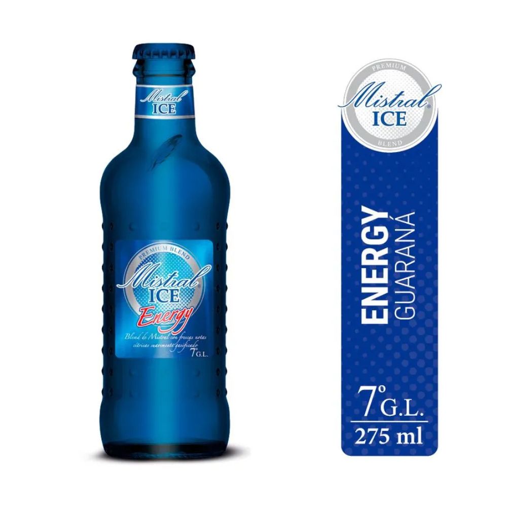 Mistral ICE Energy Guaraná Botellín 275cc