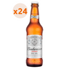 24x Cerveza Budweiser Sin Alcohol Botella 330cc