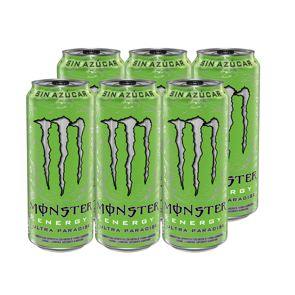 6x Bebida Energética Monster Ultra Paradise 470cc