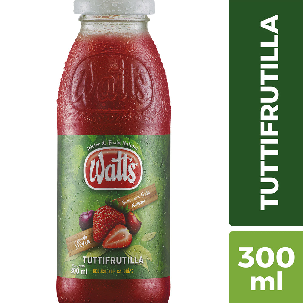 Jugo Watts Tuttifrutilla Normal Boca Ancha 300cc