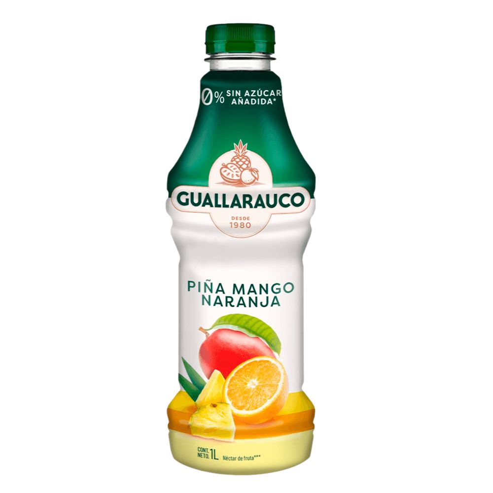 Jugo Guallarauco Mango, Piña y Naranja 1000cc