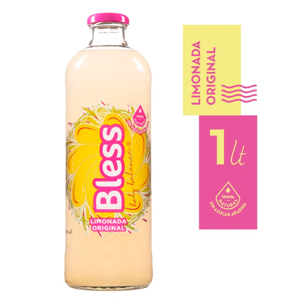 Jugo Prensado Bless Limonada Original 1000cc