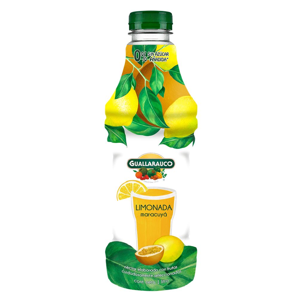 Jugo Guallarauco Limonada Maracuyá 1000cc