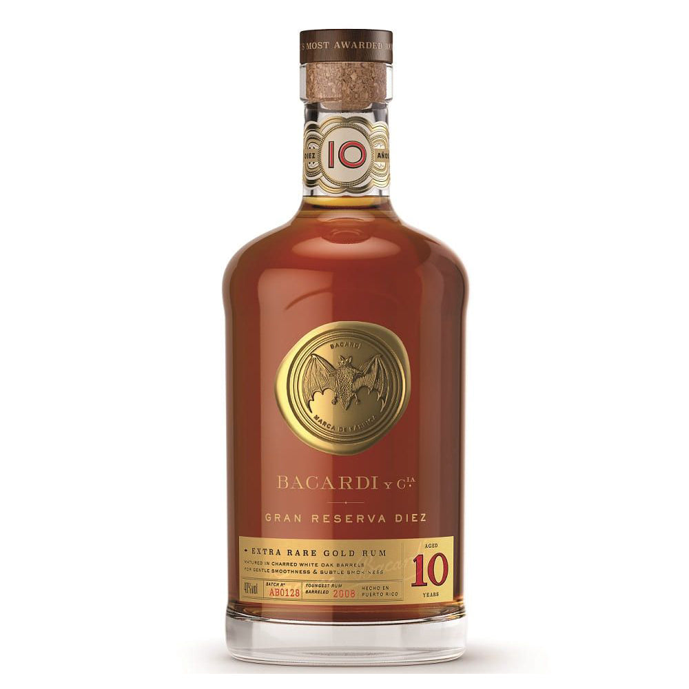 Ron Bacardi Gran Reserva 10 Años 40° 750cc