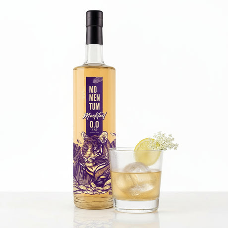Licor Momentum Flor de Sauco Mocktail 0.0° 750cc