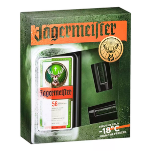 Pack Licor Jagermeister 35º 700cc + 2 Shot Glasses