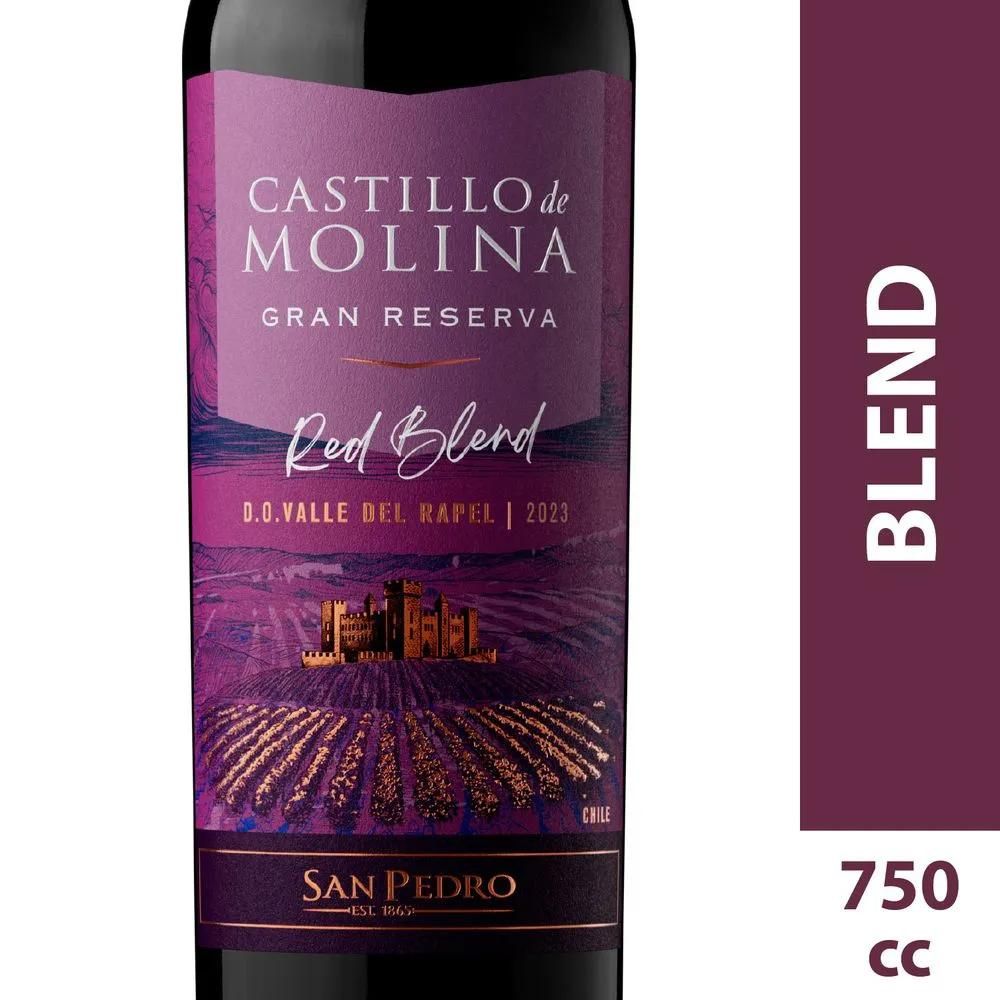 Vino Castillo de Molina Gran Reserva Red Blend 13.5° 750cc