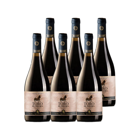 6x Vino Toro de Piedra Gran Reserva Cepas 750cc