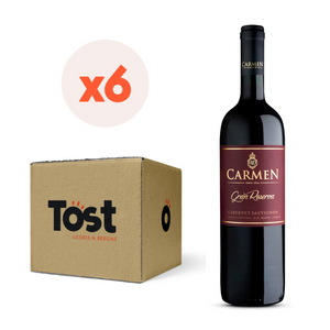 6x Vino Carmen Gran Reserva Cepas 750cc