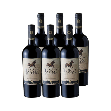 6x Vino Toro de Piedra Gran Reserva Cepas 750cc