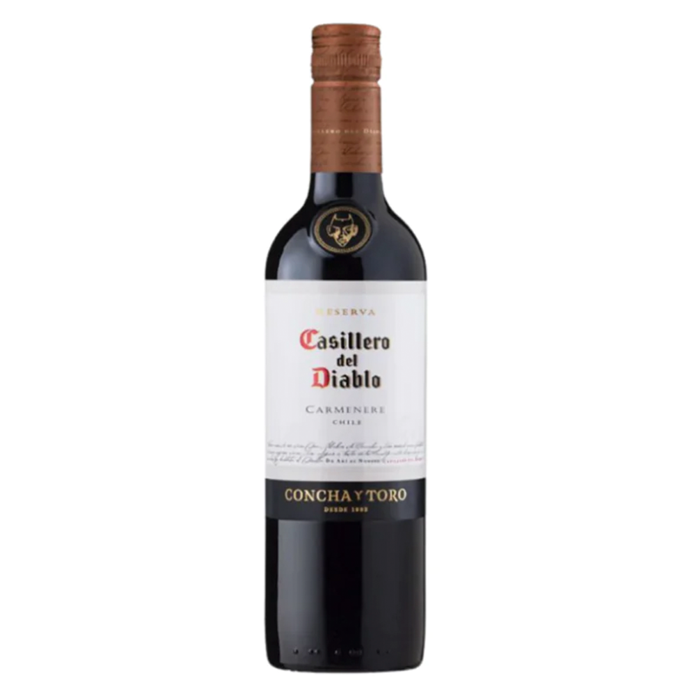 Vino Casillero Del Diablo Reserva Carmenere 13,5° 375cc