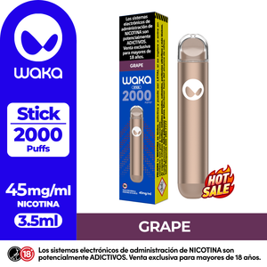 Vaper Waka Stick Grape 2000 Puff-4.5%
