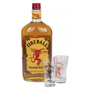 Pack Whisky Fireball Cinnamon 33° 750cc + 2 Shots