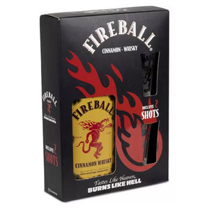 Pack Whisky Fireball Cinnamon 33° 750cc + 2 Shots