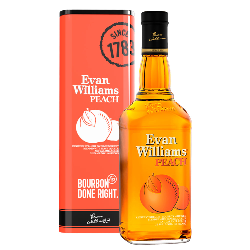 Whiskey Bourbon Evan Williams Peach 750cc