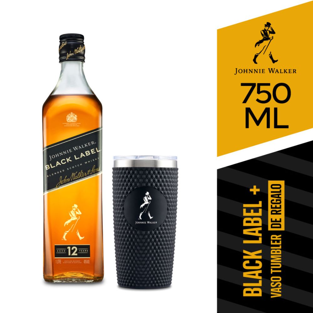 Pack Whisky Johnnie Walker Black Label 750cc + Mug de Regalo – Tost