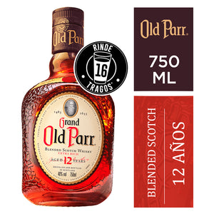 Whisky Old Parr Blended Scotch 12 años 750cc