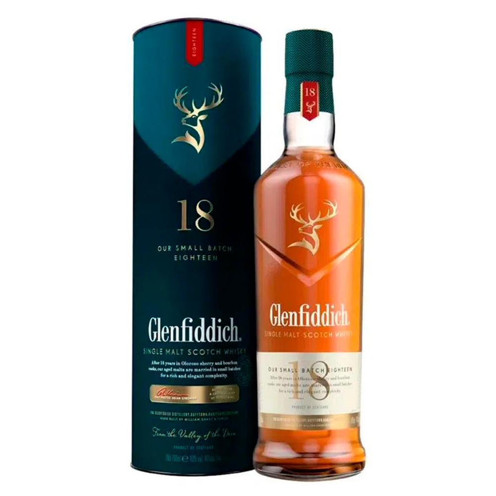 Whisky Glenfiddich 18 Años 750cc