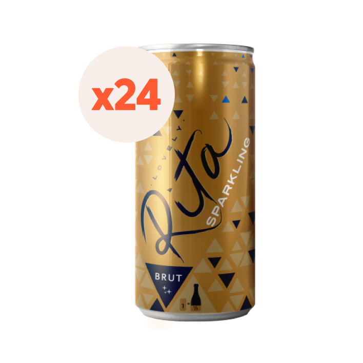 24x Espumante Rita Sparkling Brut 250cc