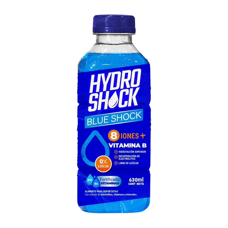 Bebida Isotónica HydroShock Blue Shock Zero 630cc