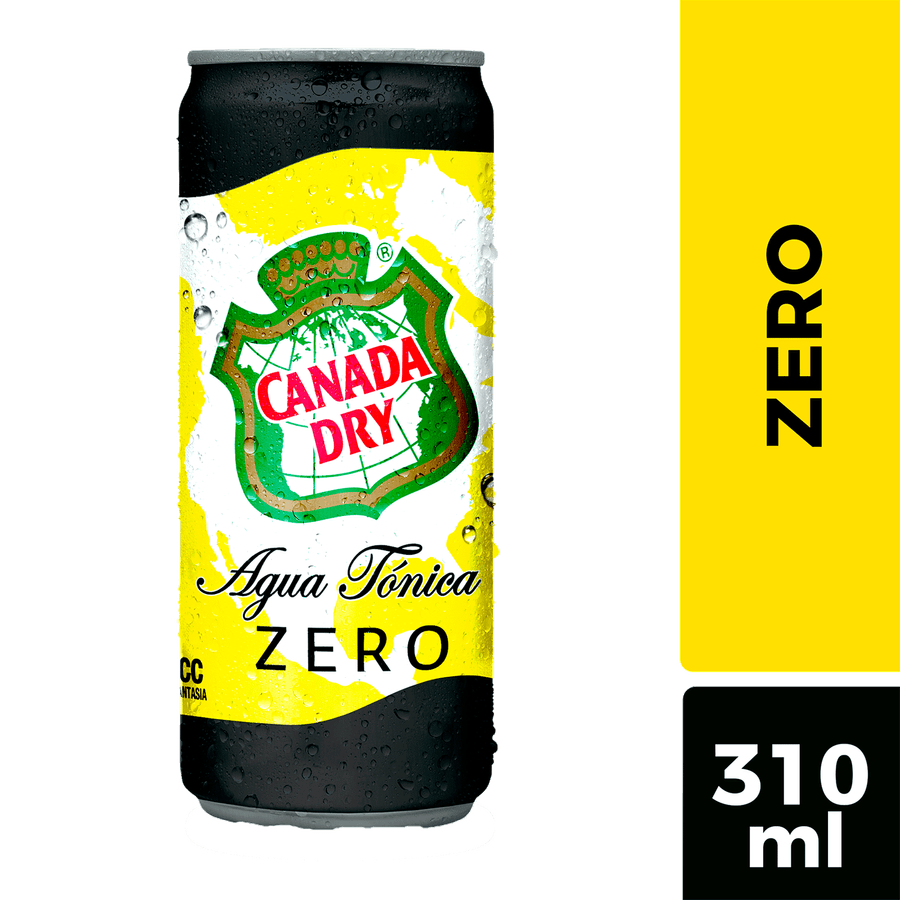 Canada Dry Tonica Zero Lata 310cc