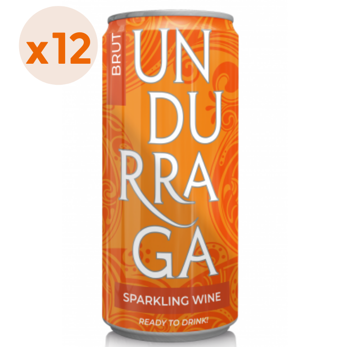 12x Undurraga Lata Brut 250cc