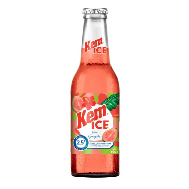 Cóctel Ready To Drink Kem Ice Guayaba 2.5° 250cc