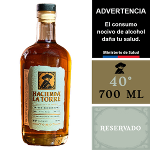 Pisco Hacienda La Torre Reservado 40° 700cc