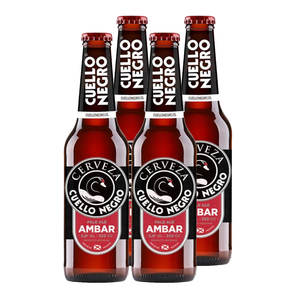 Caja de Regalo Cuello Negro Ámbar 330ml - Cerveza Artesanal Premium