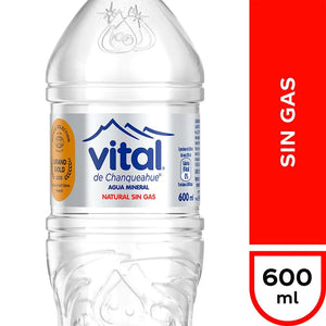 Agua Mineral Vital Natural Sin Gas 600cc
