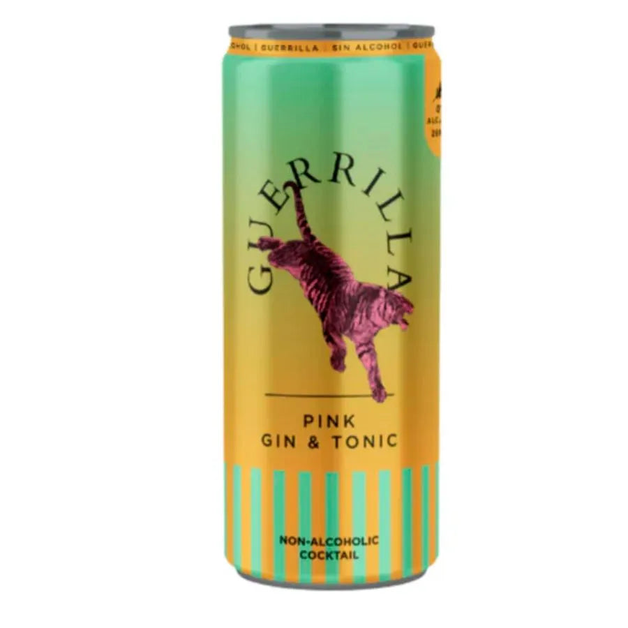 Cóctel Sin Alcohol Guerrilla Pink Gin & Tonic 269cc
