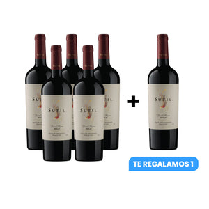 6x Vino Sutil Gran Reserva Cepas 750cc