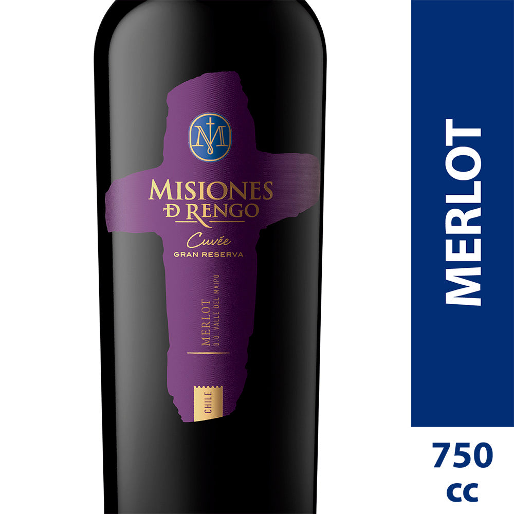 Vino Misiones De Rengo Cuvee Gran Reserva Merlot 750cc