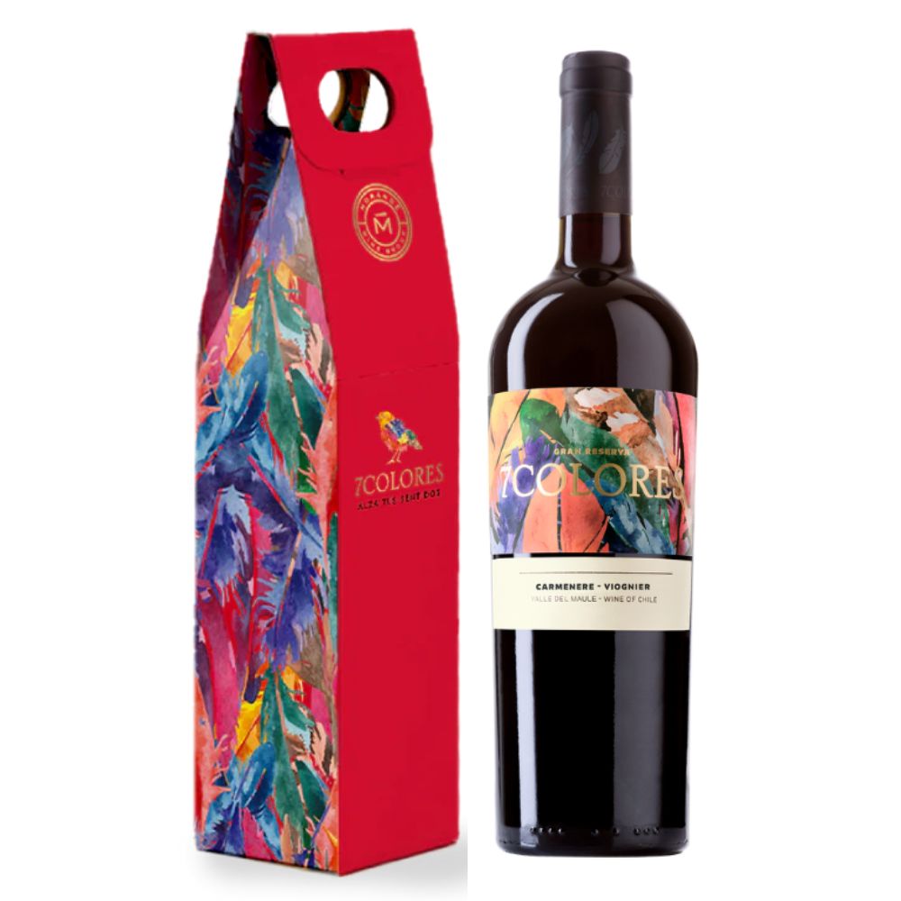 Vino 7 Colores Gran Reserva Cepas 750cc (incluye estuche)