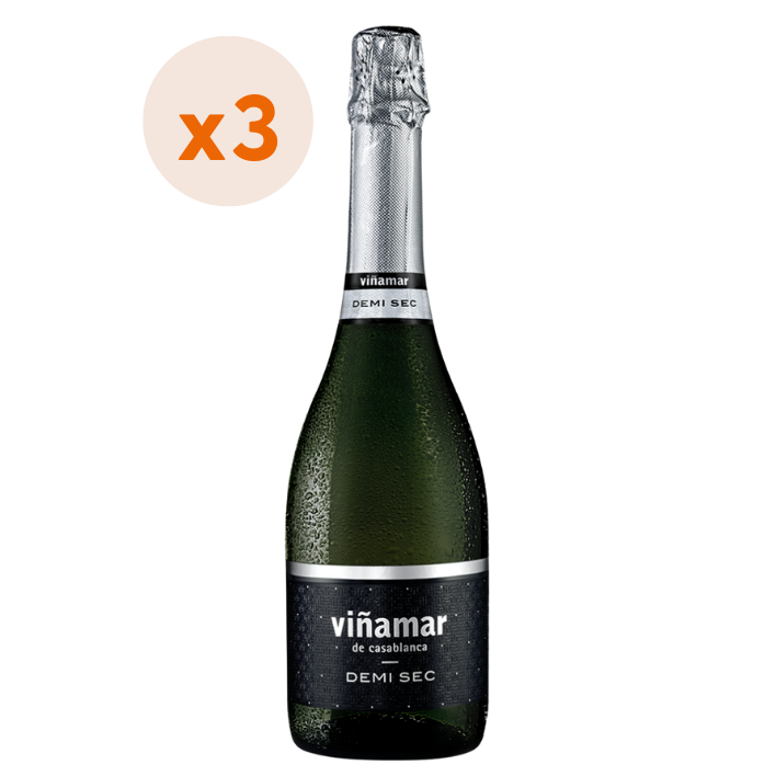 3x Espumantes Viñamar Demi Sec 750cc – Tost