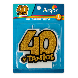 Vela Cuarenta Y Tantos Color Aleatorio Argos