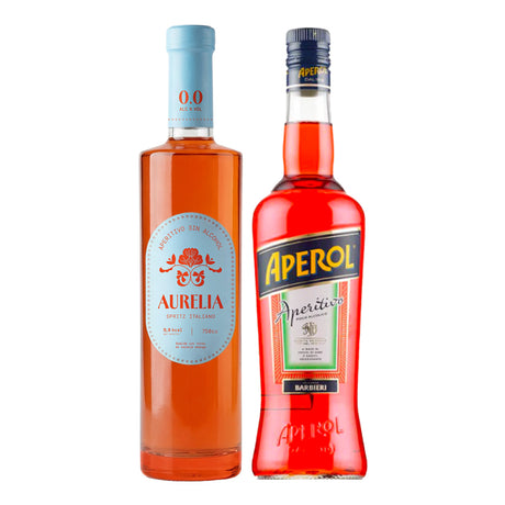 Pack Aperitivo Aperol 750cc + Aurelia Spritz Italiano Sin Alcohol 750cc