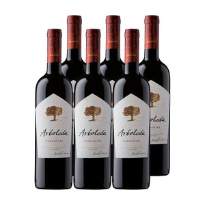 6x Vino Arboleda Carmenere 13,5° 750cc
