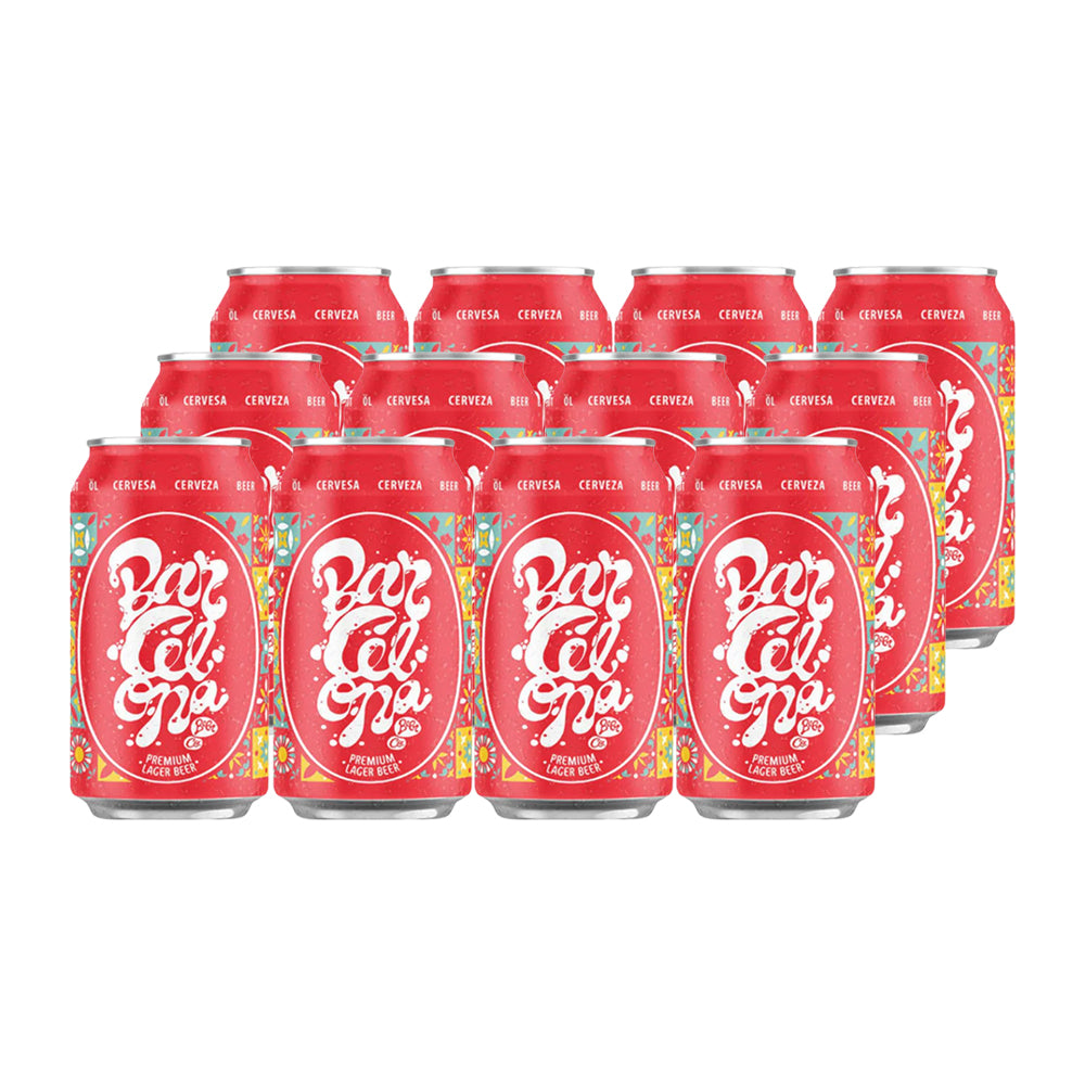 12x Cerveza Barcelona Lager 4,0° 330cc