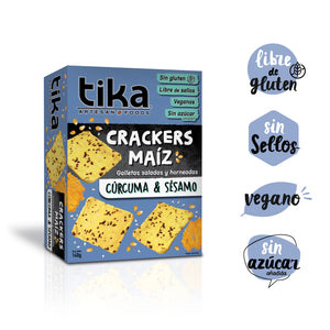 Crackers Tika Cúrcuma & Sésamo 140g