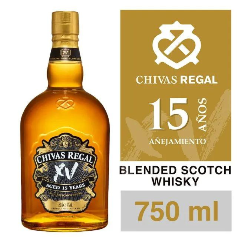 Whisky Chivas Regal 15 años 40° 750 cc